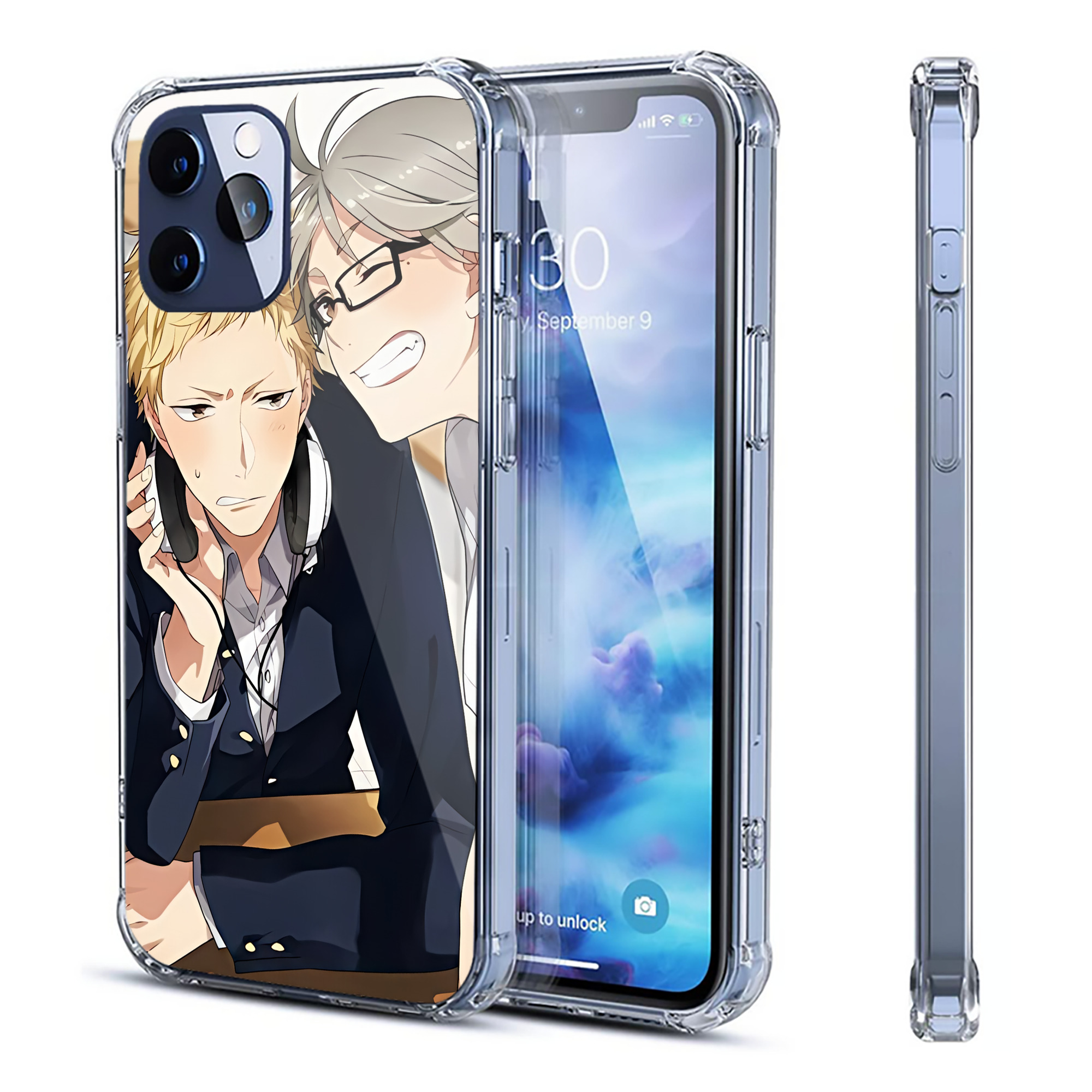 （画像用） ハイキュー!! Haikyu!! 【iPhone 12シリーズ対応】透明スマホケース（クリアソフトケース）